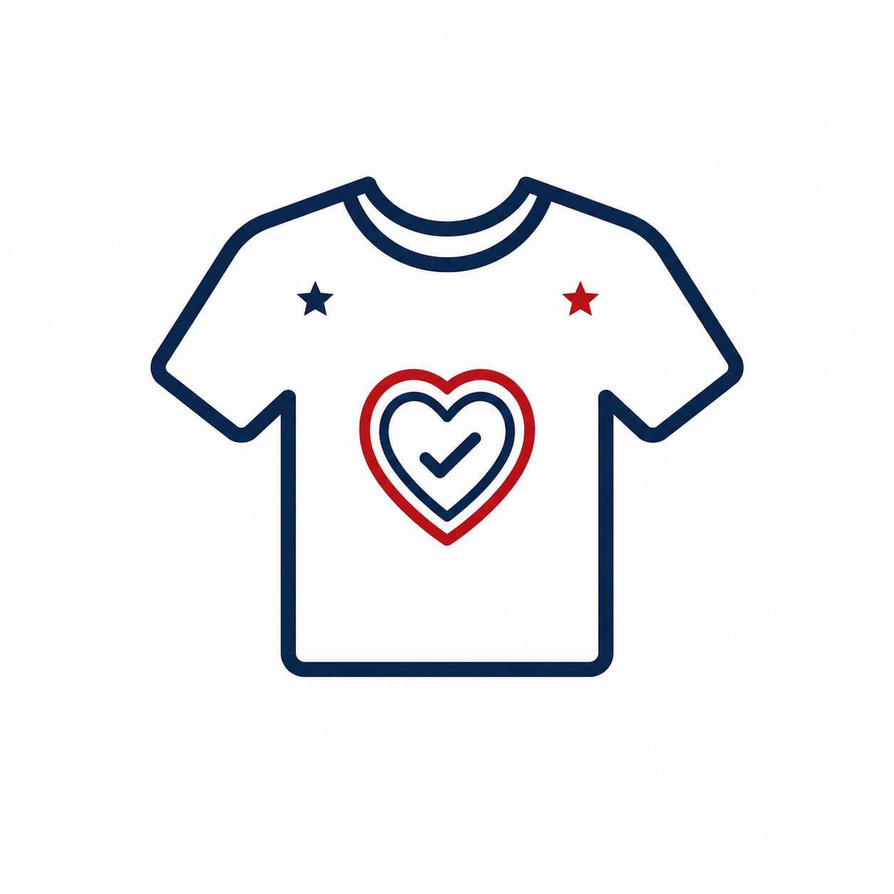 250 america tshirt icon