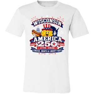 Wisconsin 250 America Shirts Unisex Jersey Short-Sleeve T-Shirt