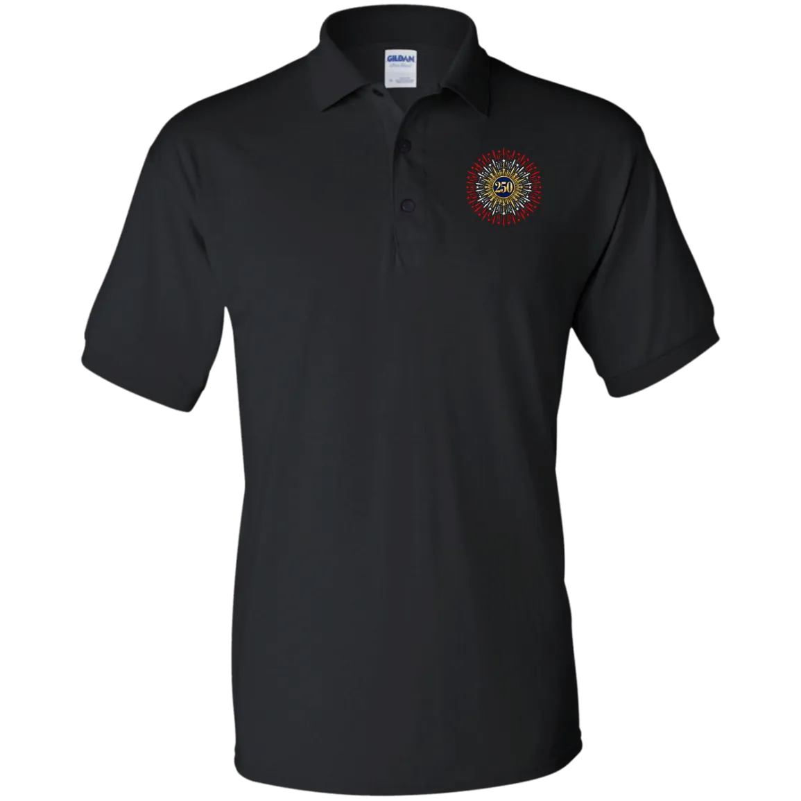 patriotic work shirt polo